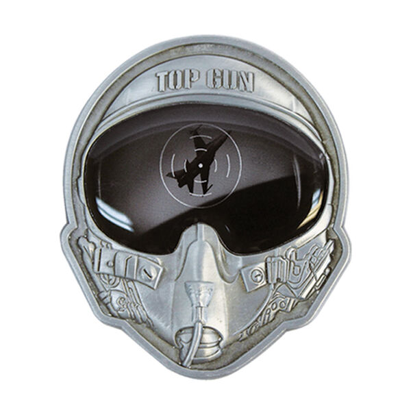 Top Gun Fighter Pilot Helmet Coin - Vanguard Emblematics